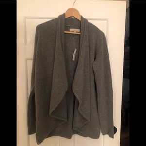 NWT Loft waterfall cardigan Small